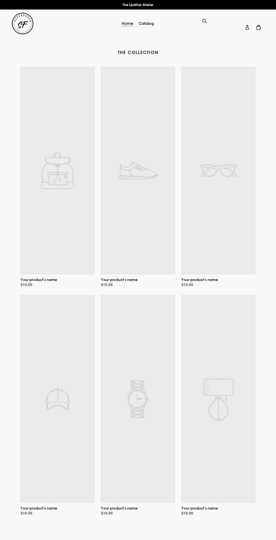 repurposedsf.com shopify website screenshot