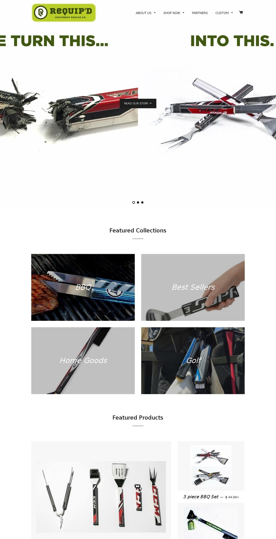 requipd.com shopify website screenshot