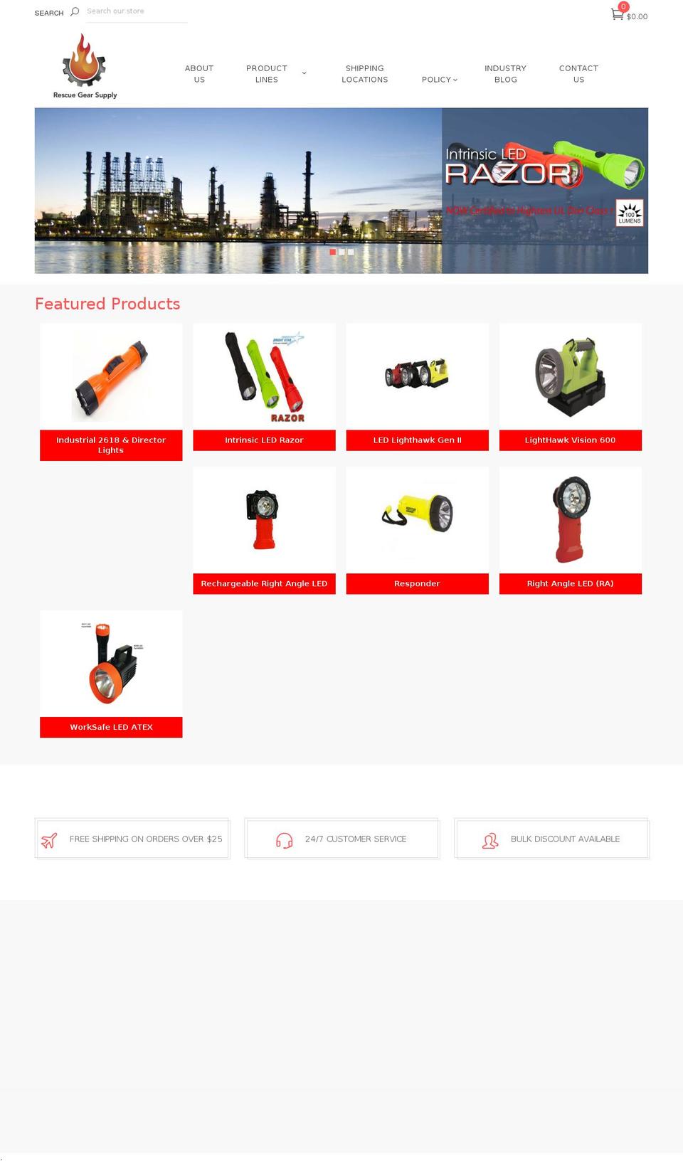 milano-v1-1 Shopify theme site example rescuegearsupply.com