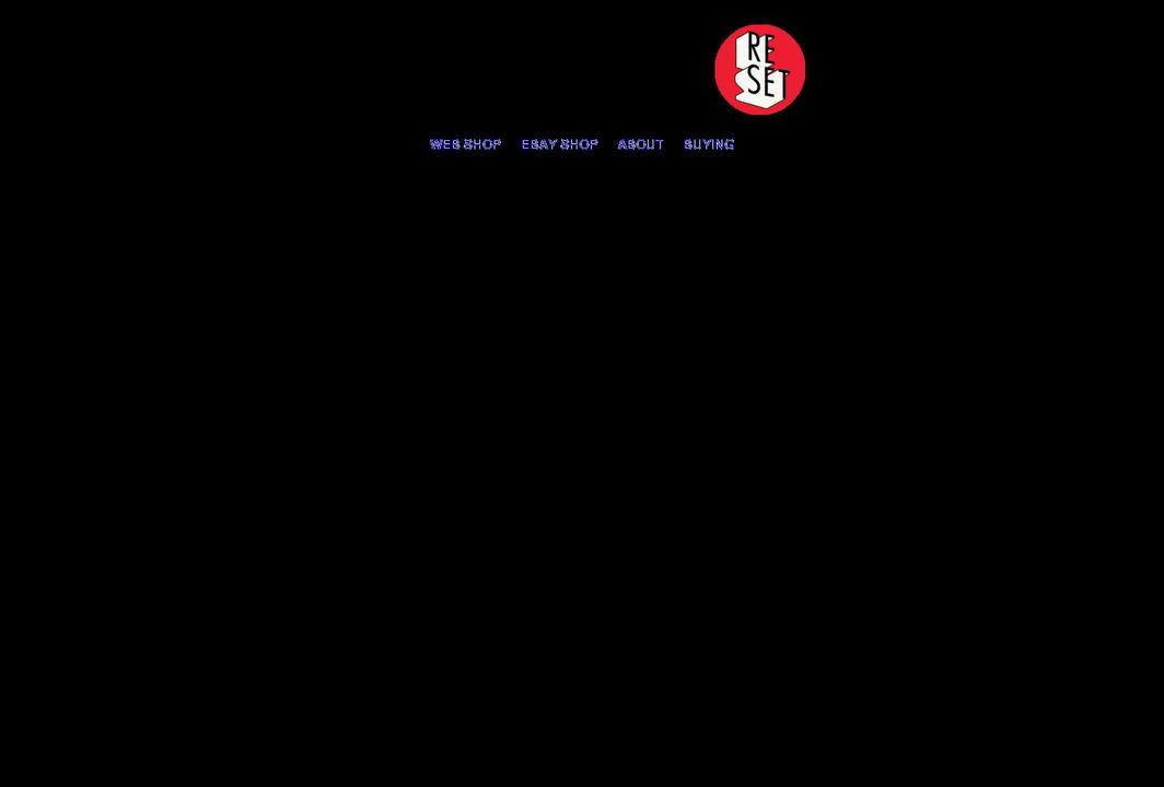resetvtg.com shopify website screenshot