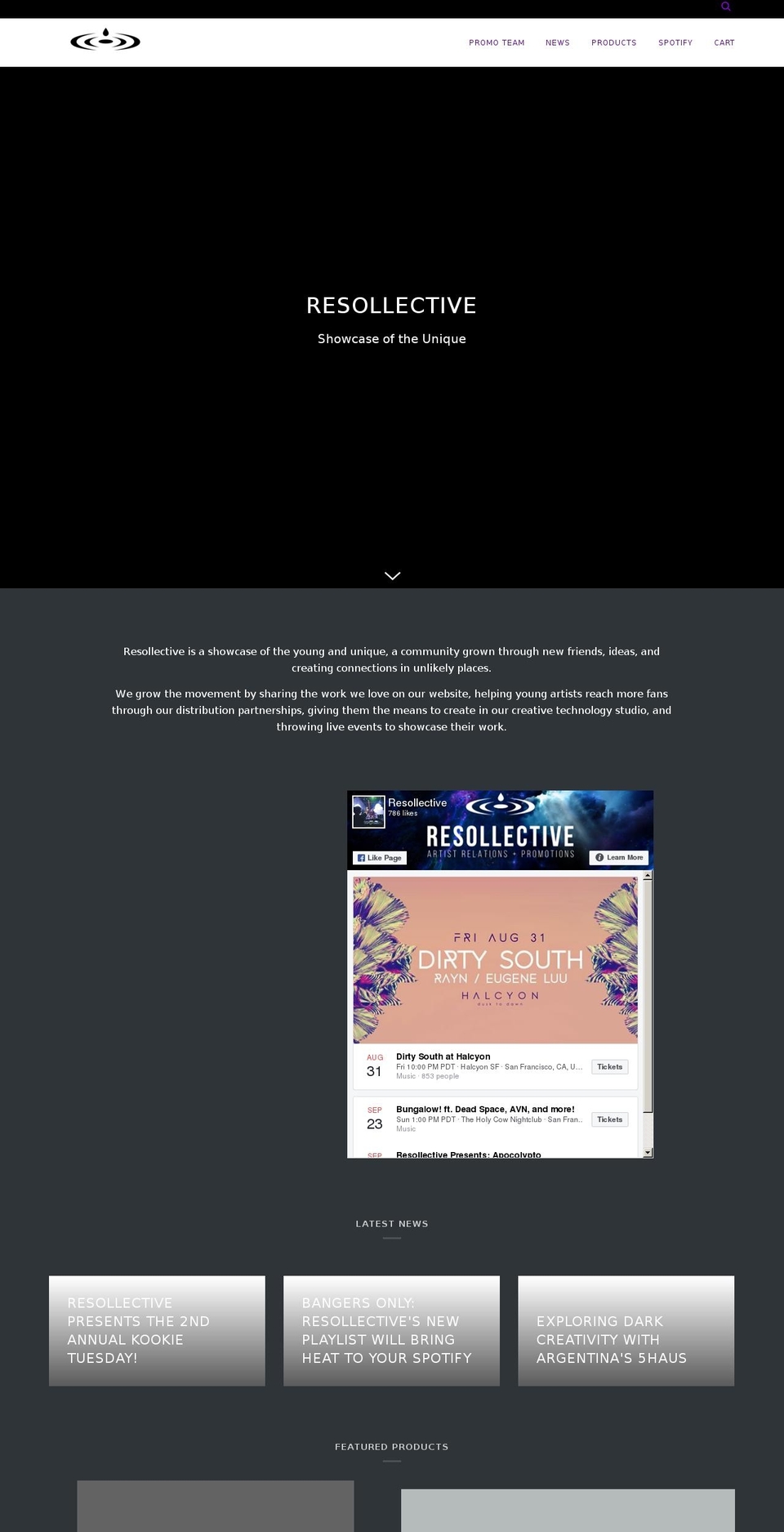resollective.com shopify website screenshot