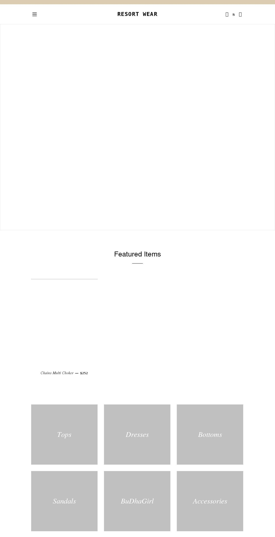 resortwearpr.com shopify website screenshot