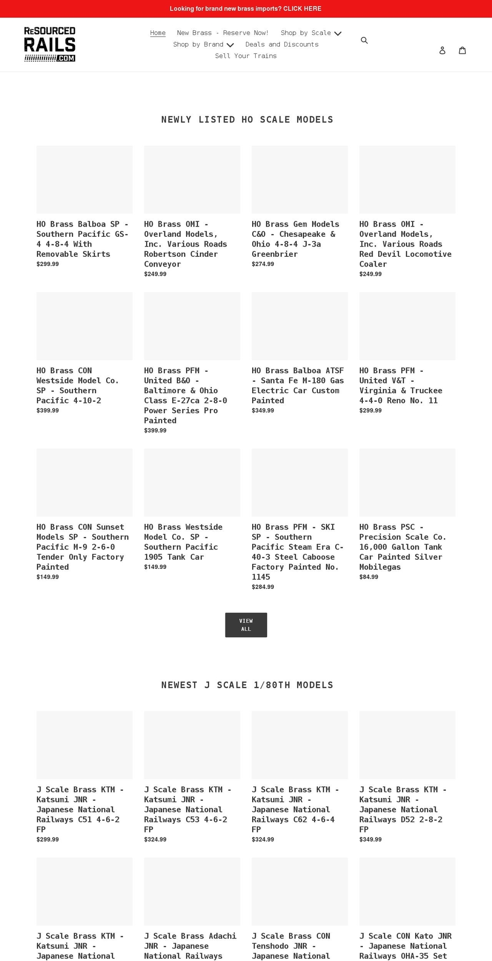 resourcedrails.com shopify website screenshot