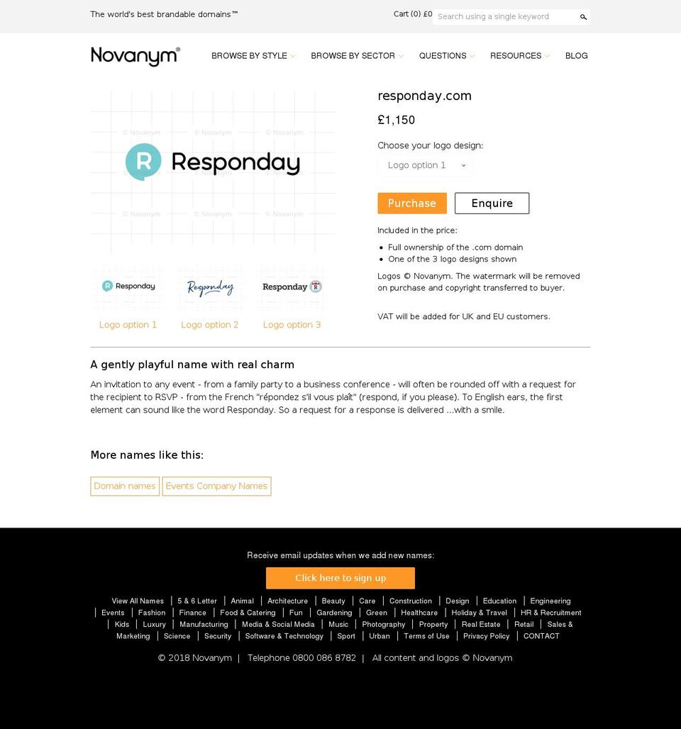 responday.com — Shopify storefront screenshot