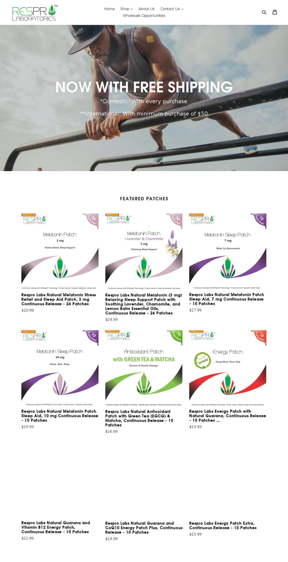 resprolabs.com — Shopify storefront screenshot