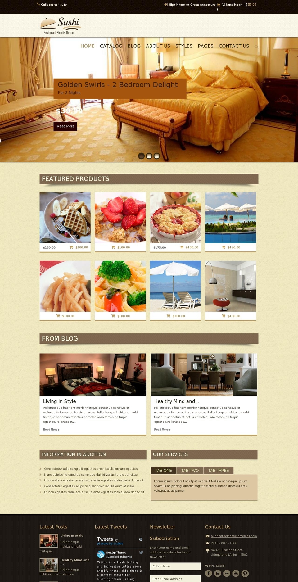 restaurant Shopify theme site example restaurant-58.myshopify.com