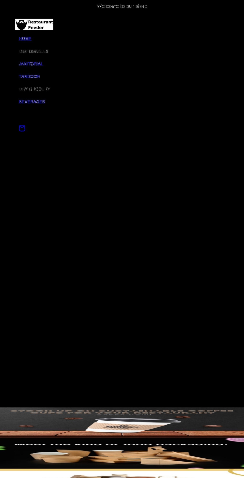 restaurantfeeder.com shopify website screenshot