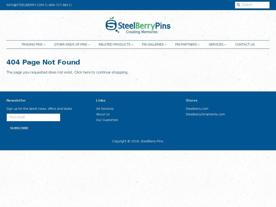 Steelberry Pins2 Shopify theme site example restaurantpins.com