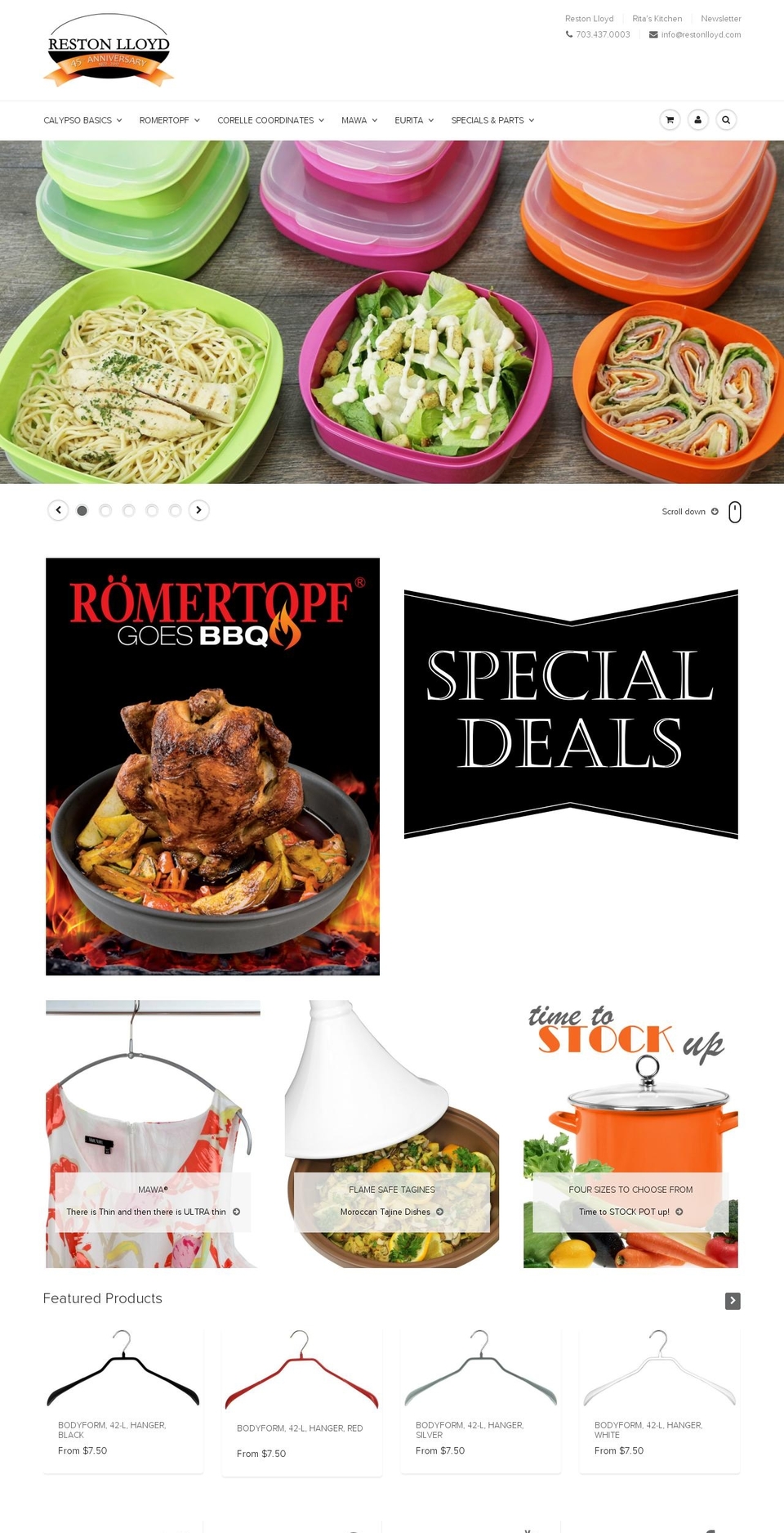 restonlloyd.com shopify website screenshot