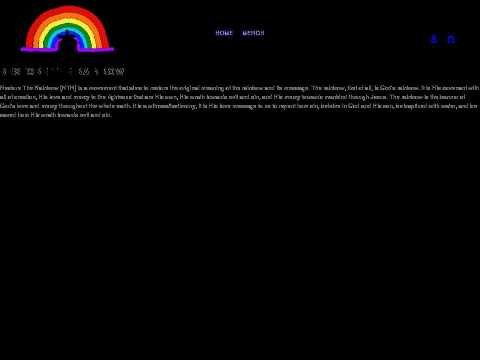 restoretherainbow.com shopify website screenshot