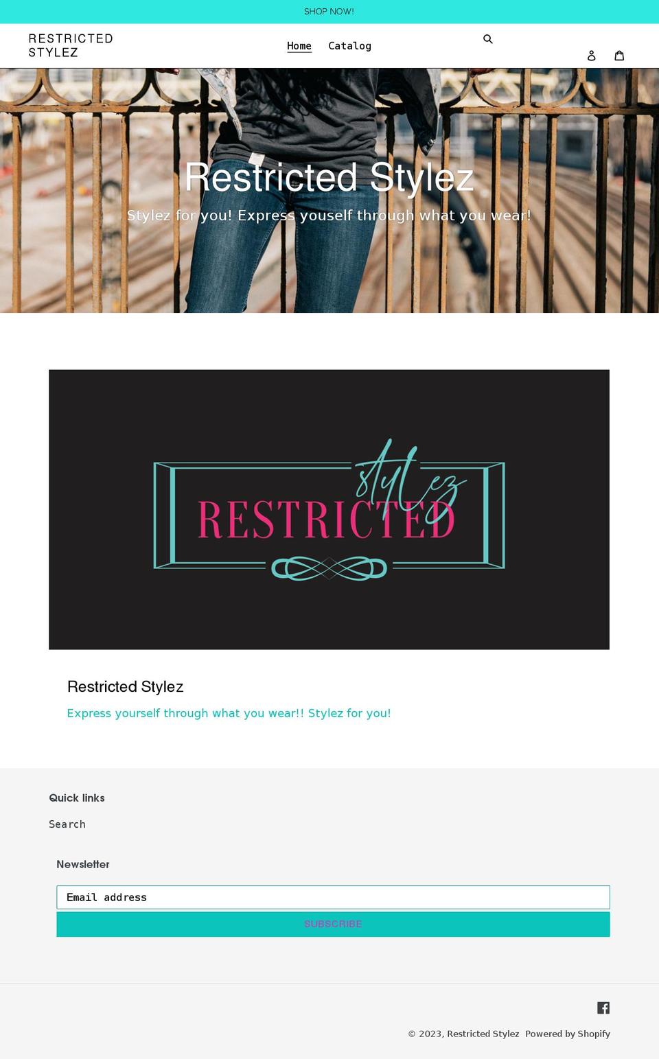 restrictedstylez.com shopify website screenshot