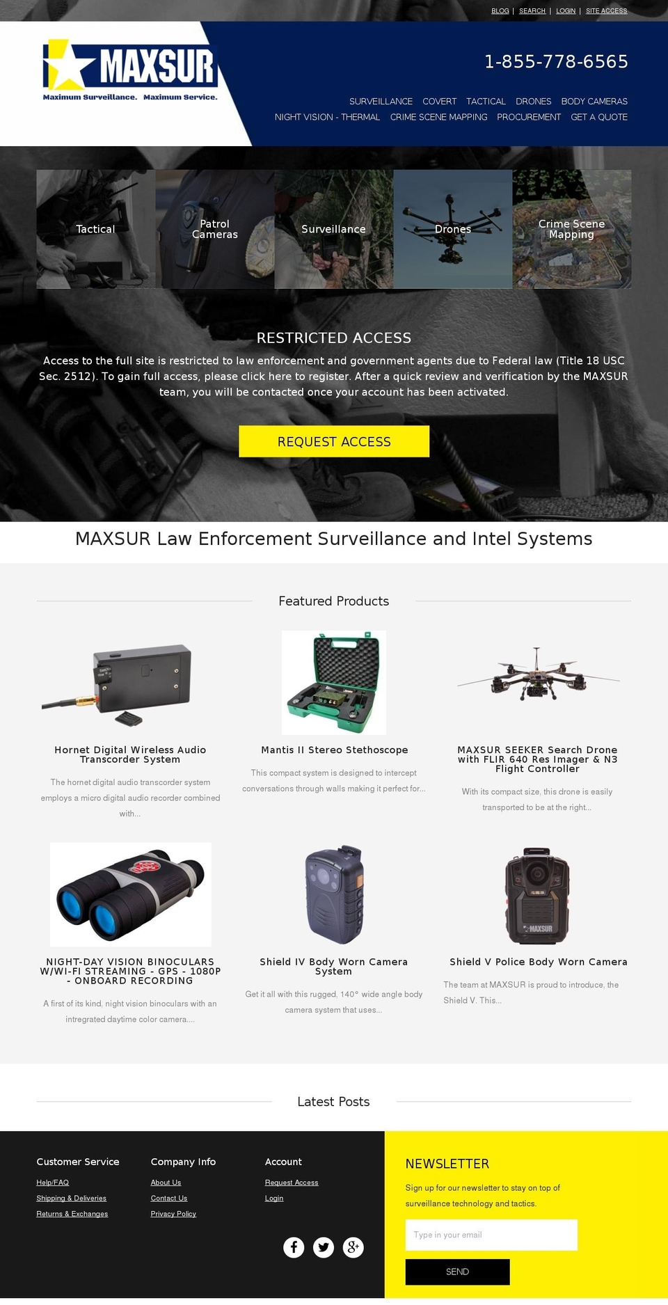 restrictedtech.com — Shopify storefront screenshot
