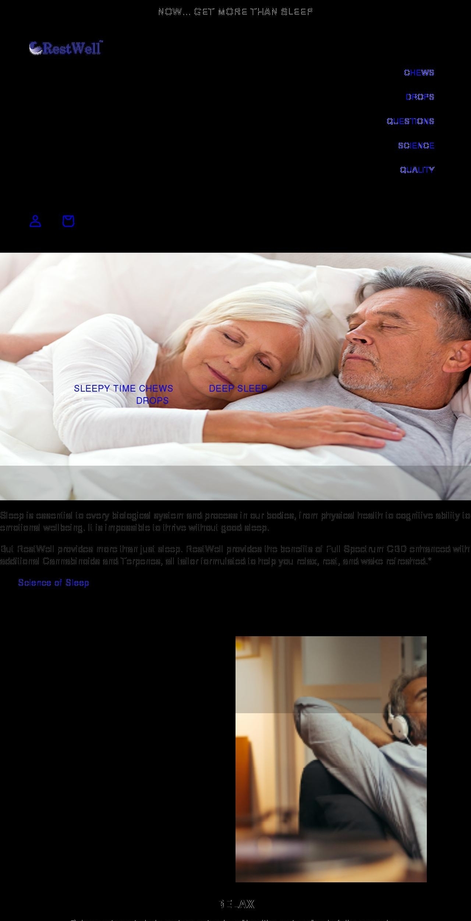 restwellmd.com shopify website screenshot