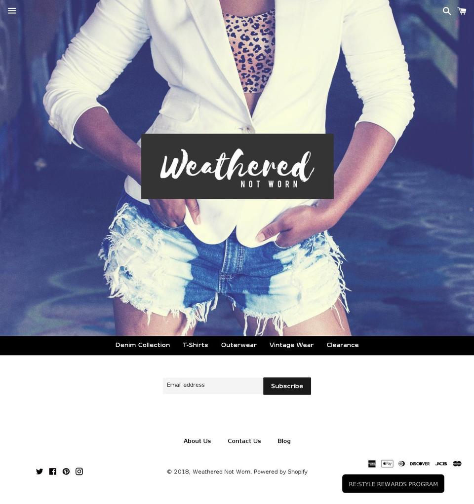 restylebyj.com — Shopify storefront screenshot