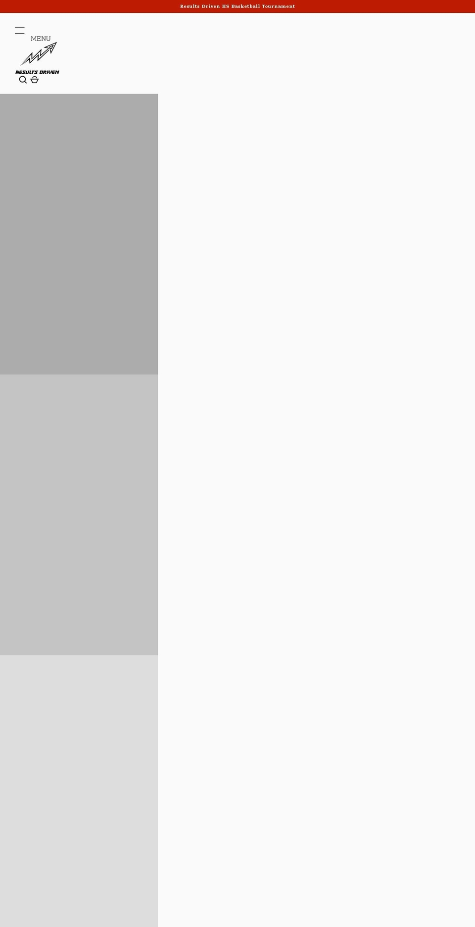 resultsdrivenbrand.com shopify website screenshot