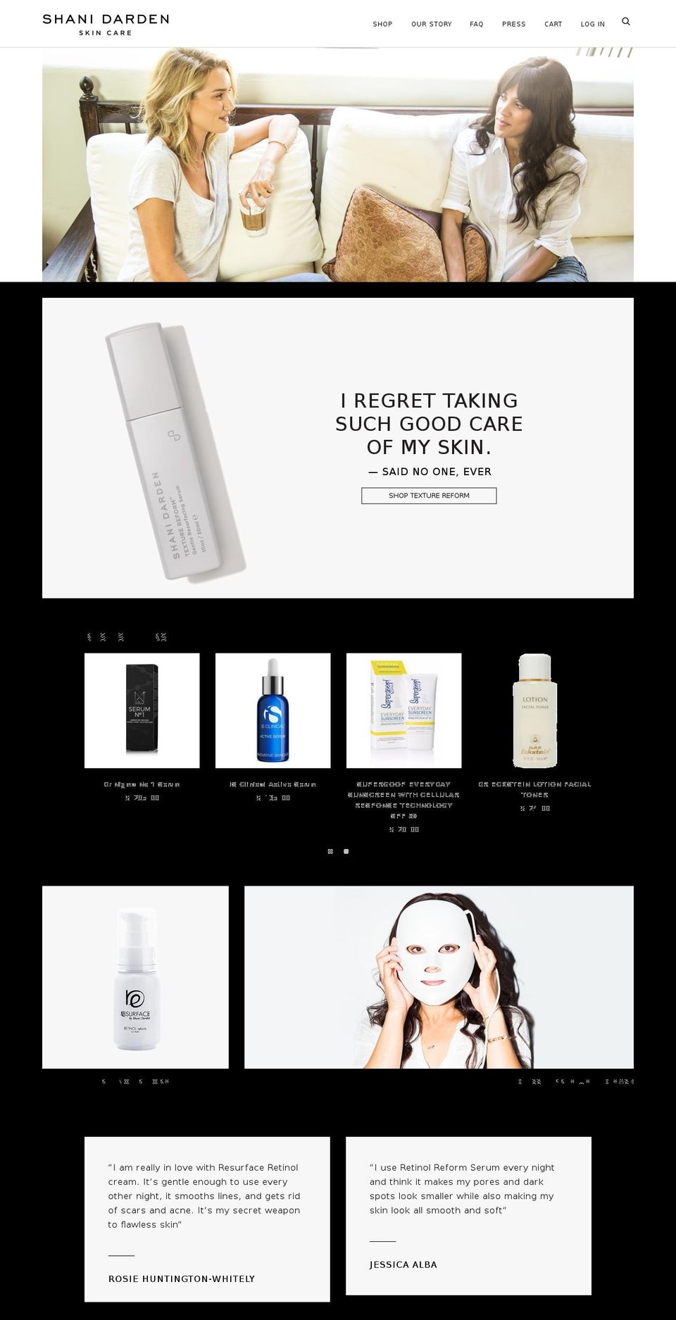 resurfacebyshanidarden.com — Shopify storefront screenshot