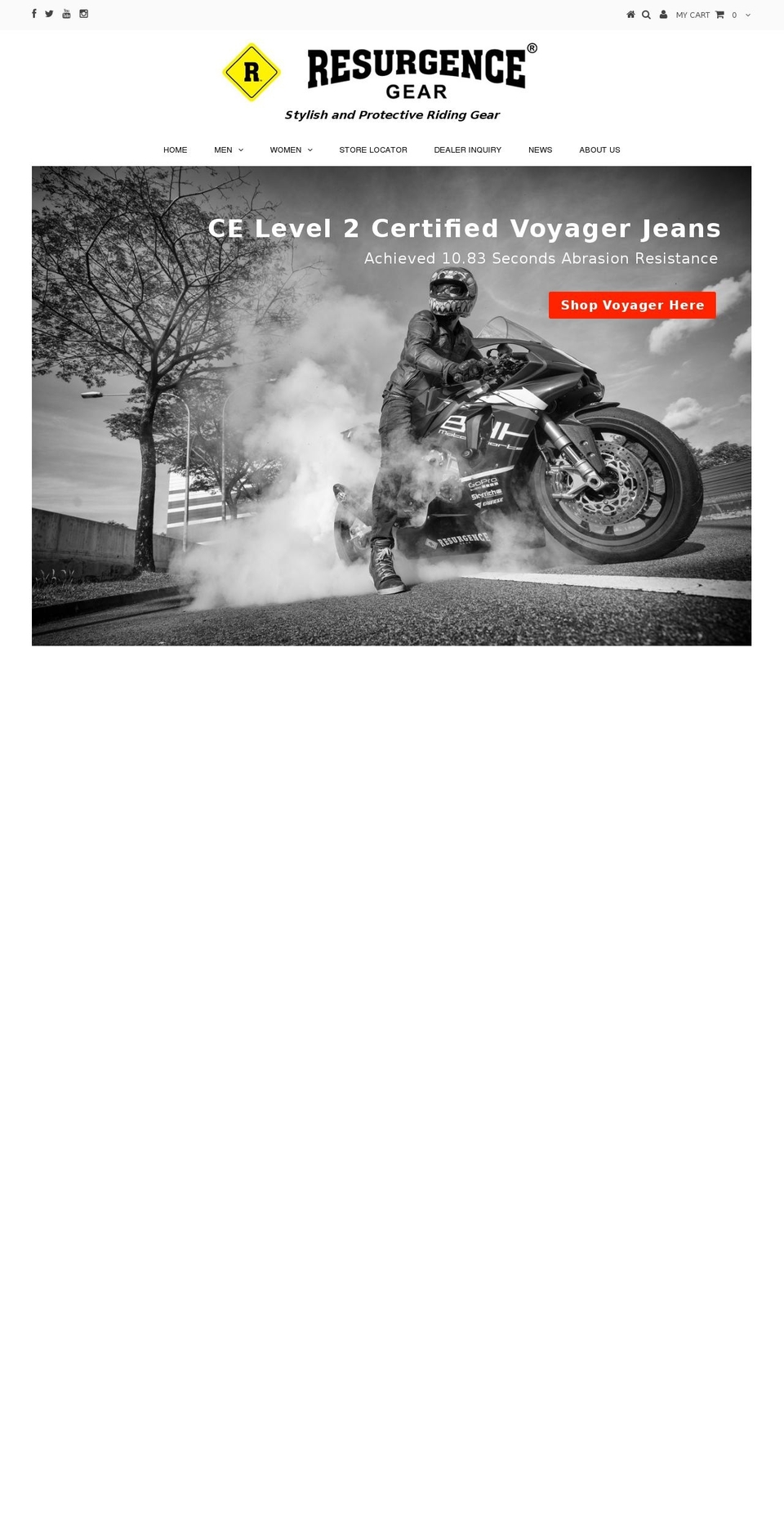 resurgenceusa.com shopify website screenshot