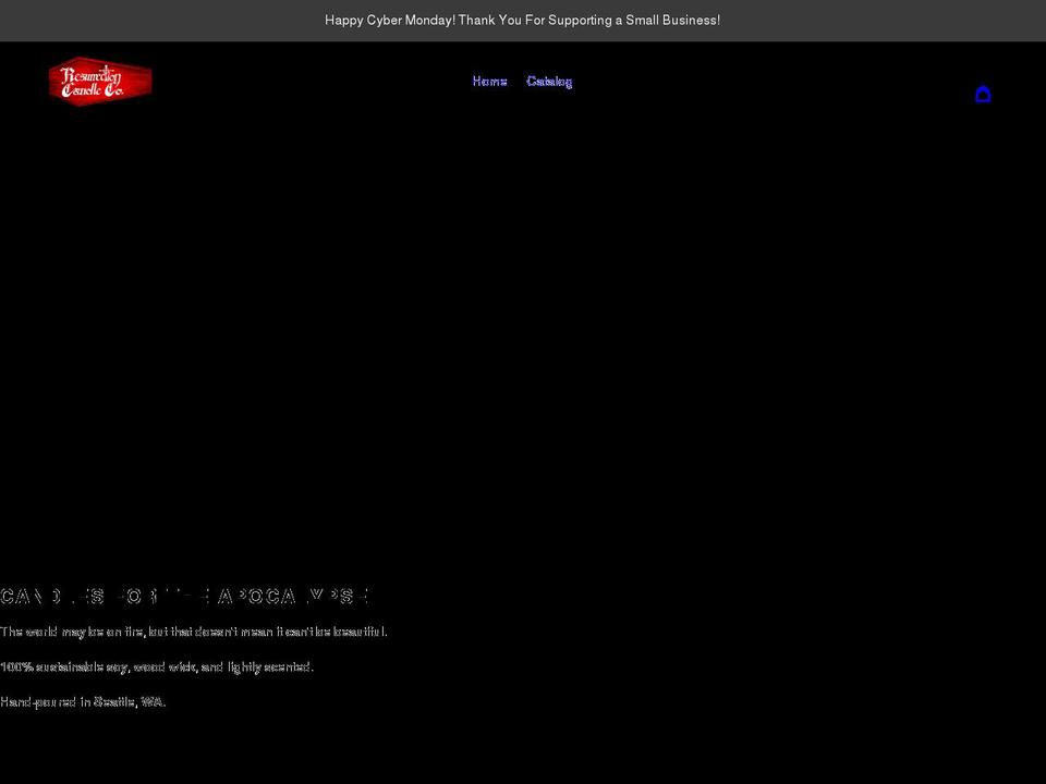 resurrectioncandleco.com shopify website screenshot