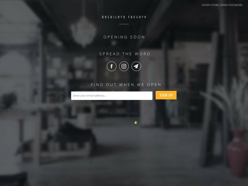 retailers-factory.myshopify.com shopify website screenshot
