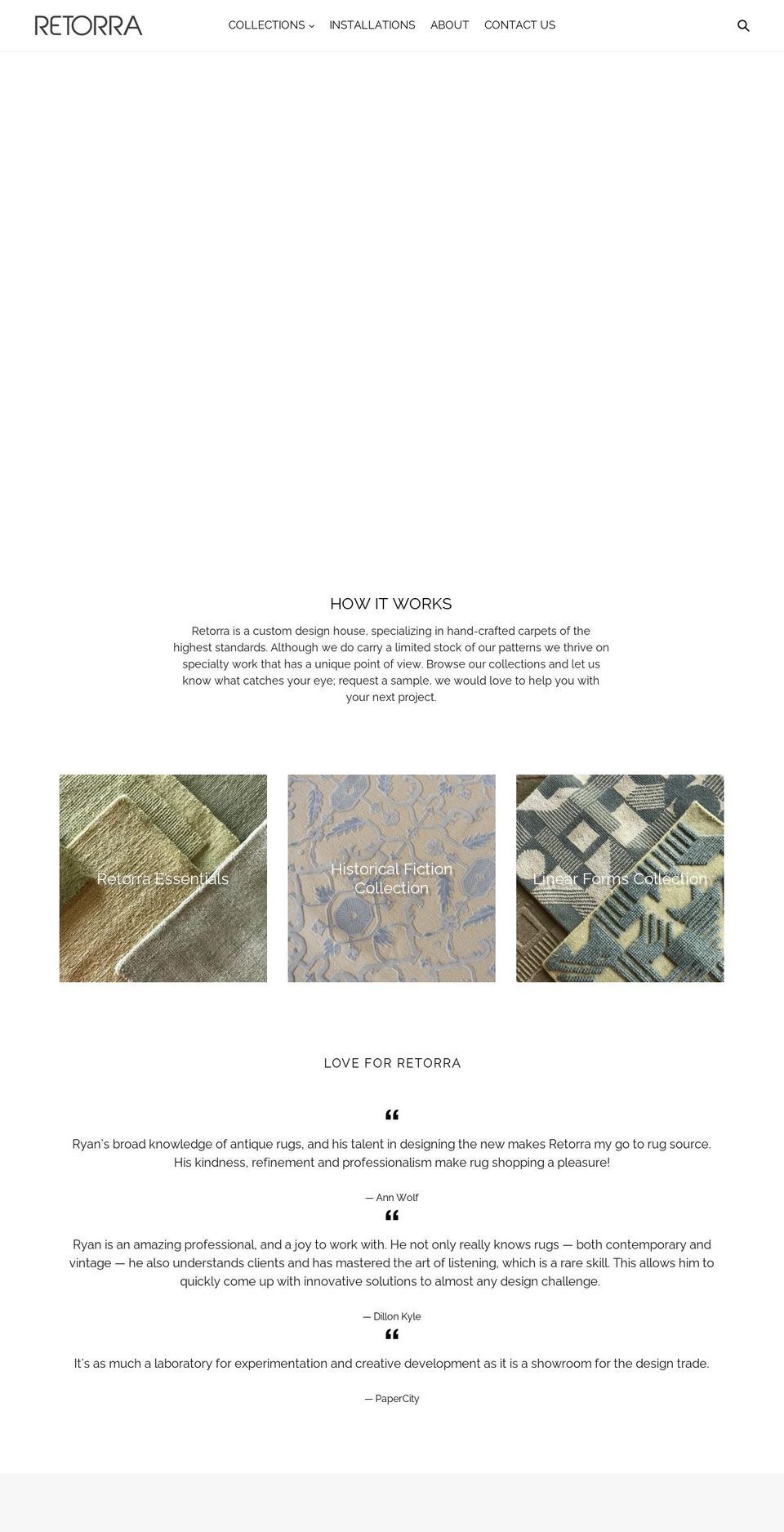 retorra.com — Shopify storefront screenshot