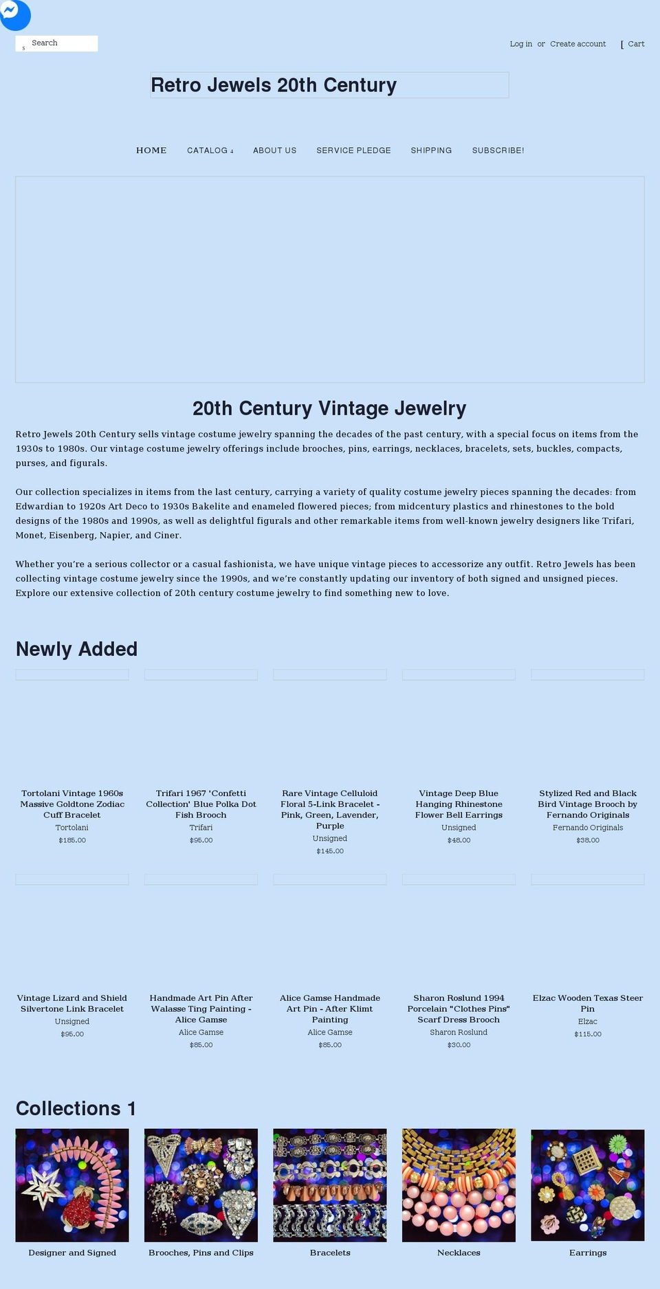 retro-jewels.com shopify website screenshot