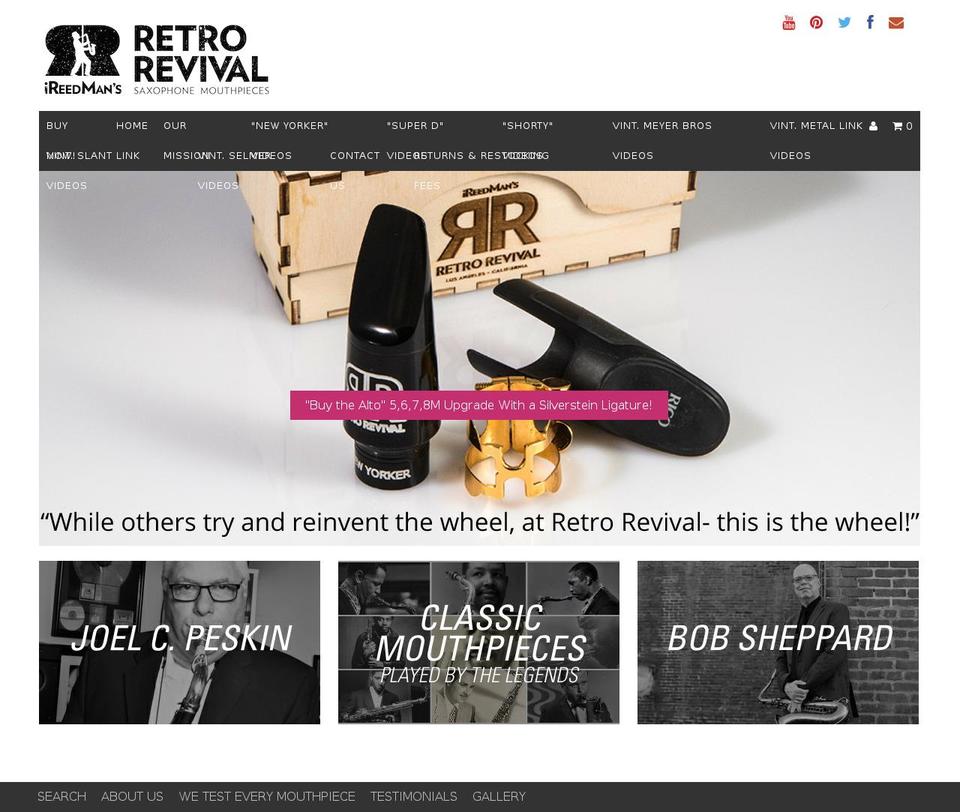 retro-revival.com shopify website screenshot