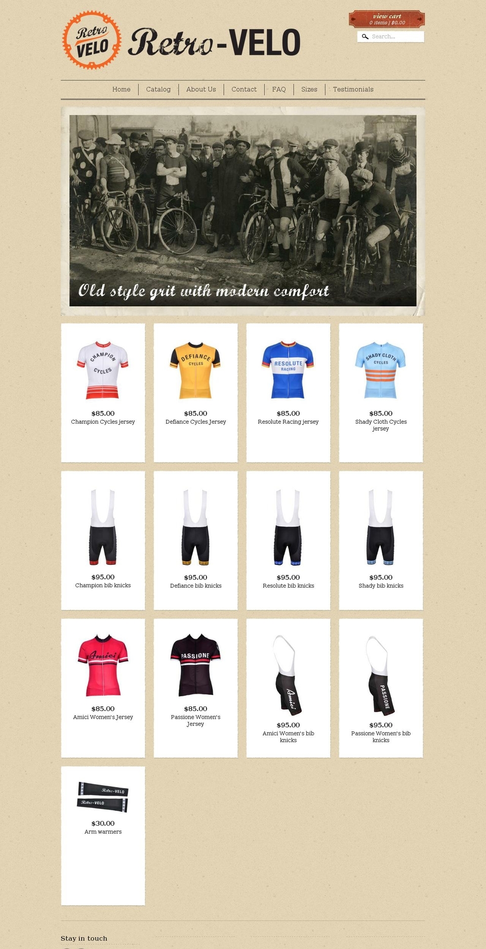 retro-velo.com.au shopify website screenshot