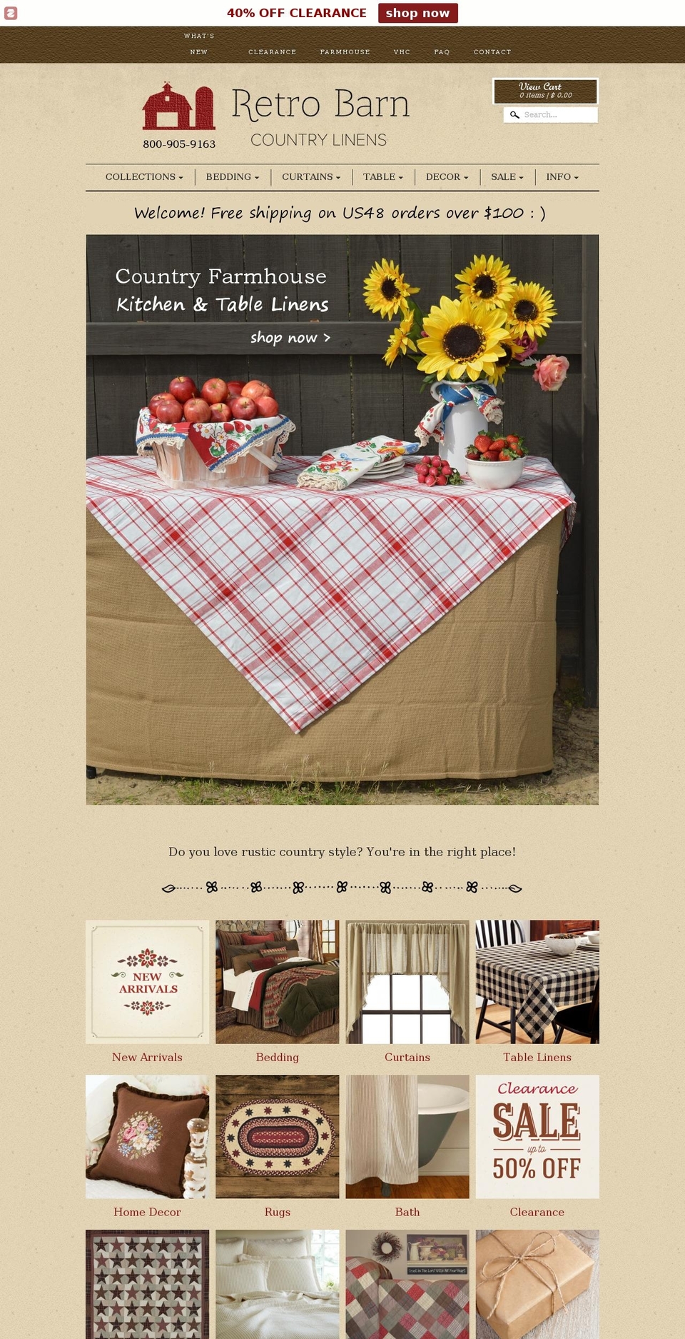 retrobarn.com shopify website screenshot