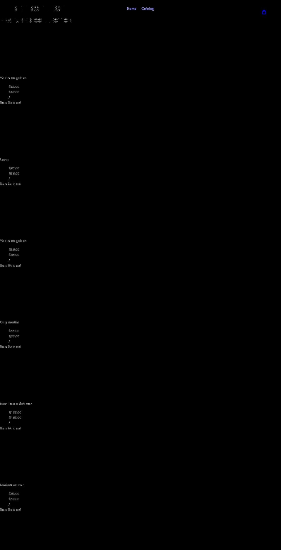 retroflect.shop shopify website screenshot