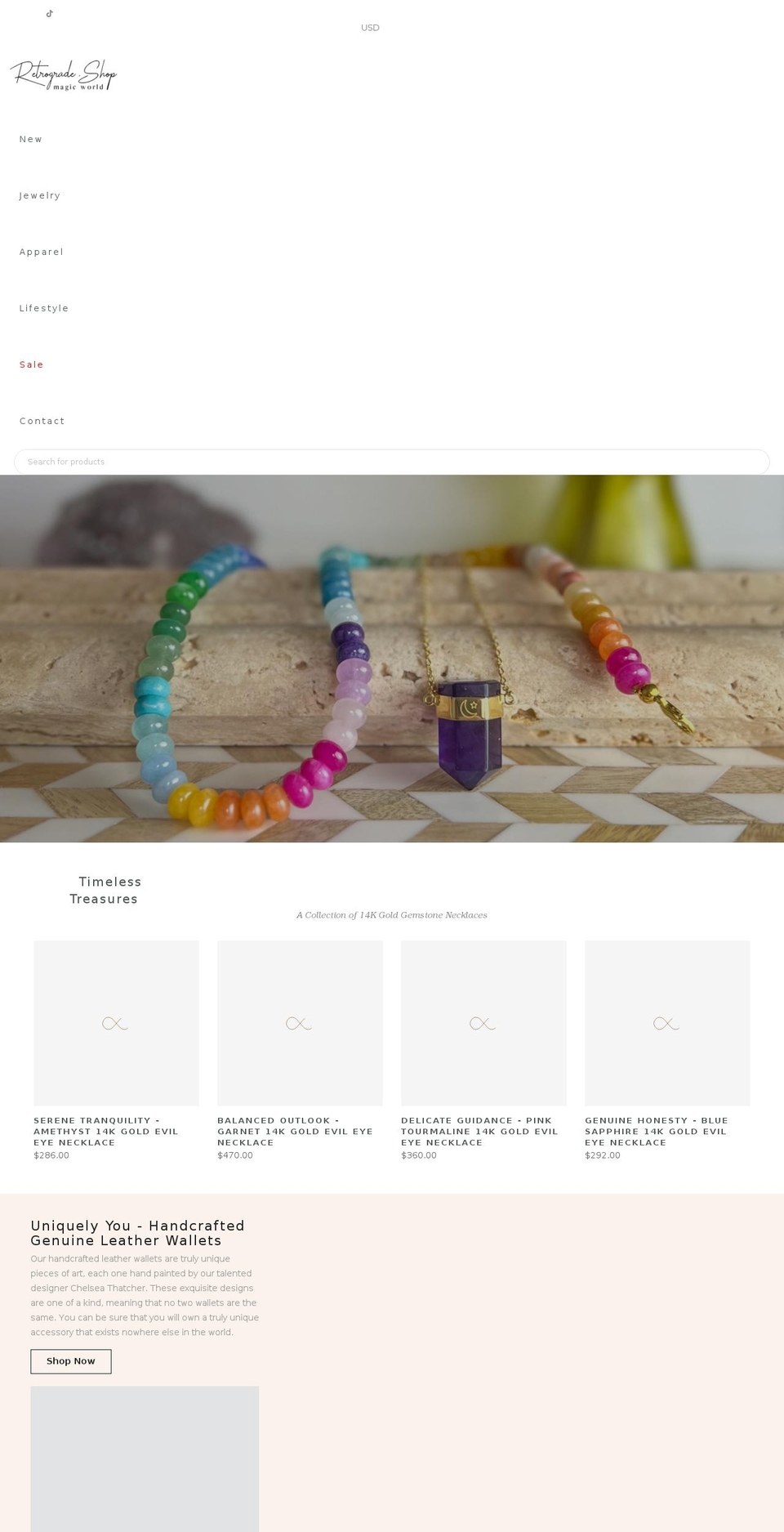 retrograde.shop shopify website screenshot
