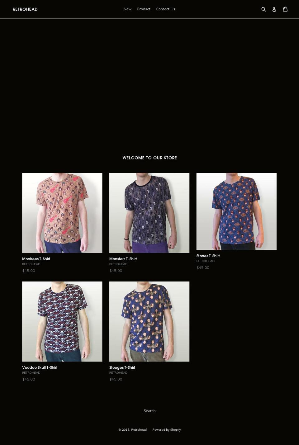 retrohead-store.com — Shopify storefront screenshot