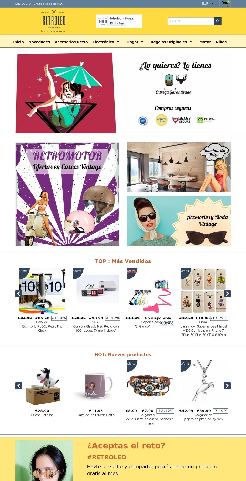 retroleo.com — Shopify storefront screenshot
