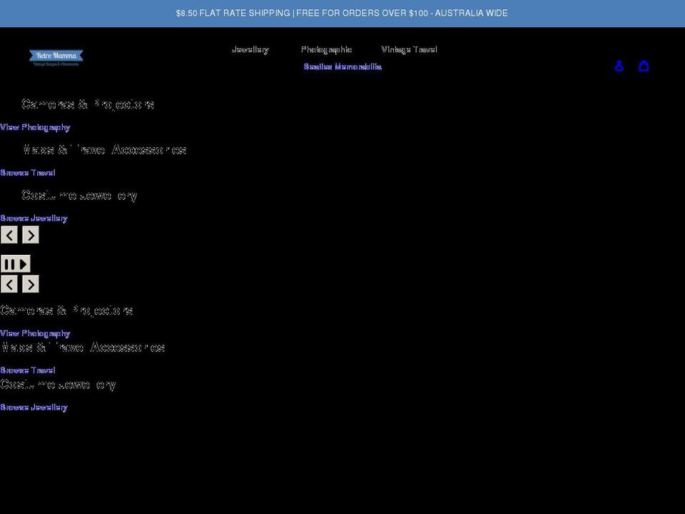 retromamma.com.au shopify website screenshot