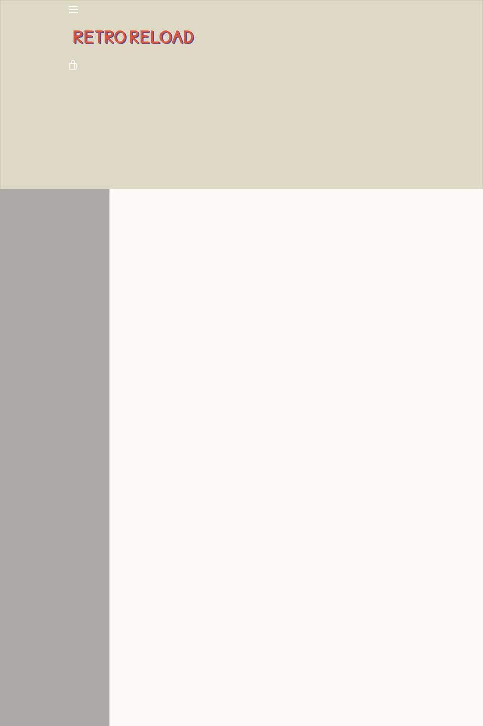 retroreloadshop.com — Shopify storefront screenshot