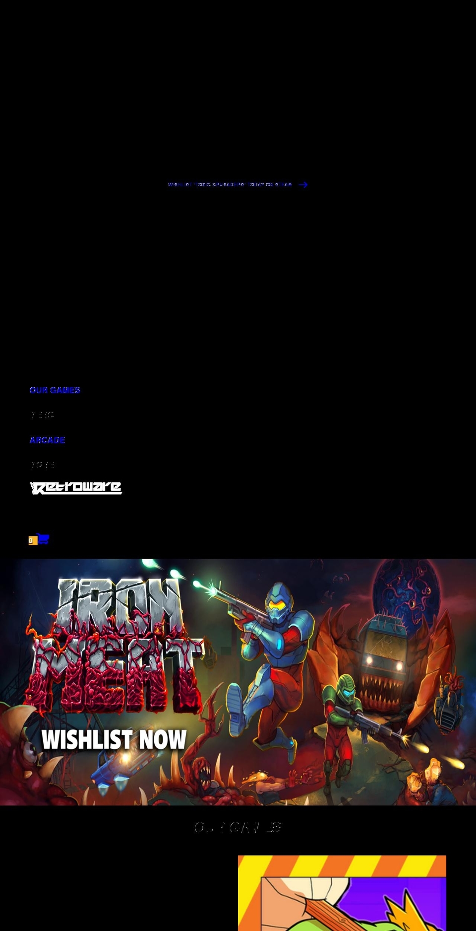 retroware.com shopify website screenshot