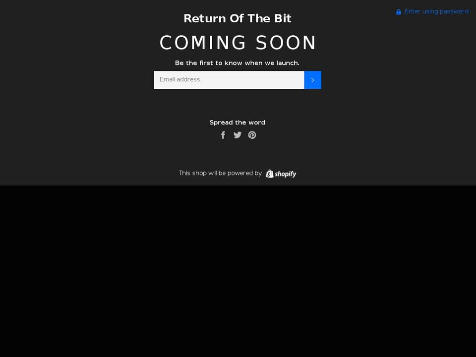 returnofthebit.com — Shopify storefront screenshot