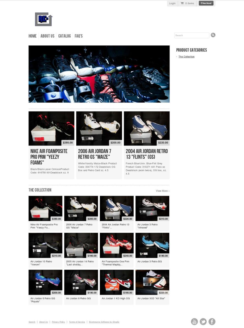 reupcollection.com shopify website screenshot