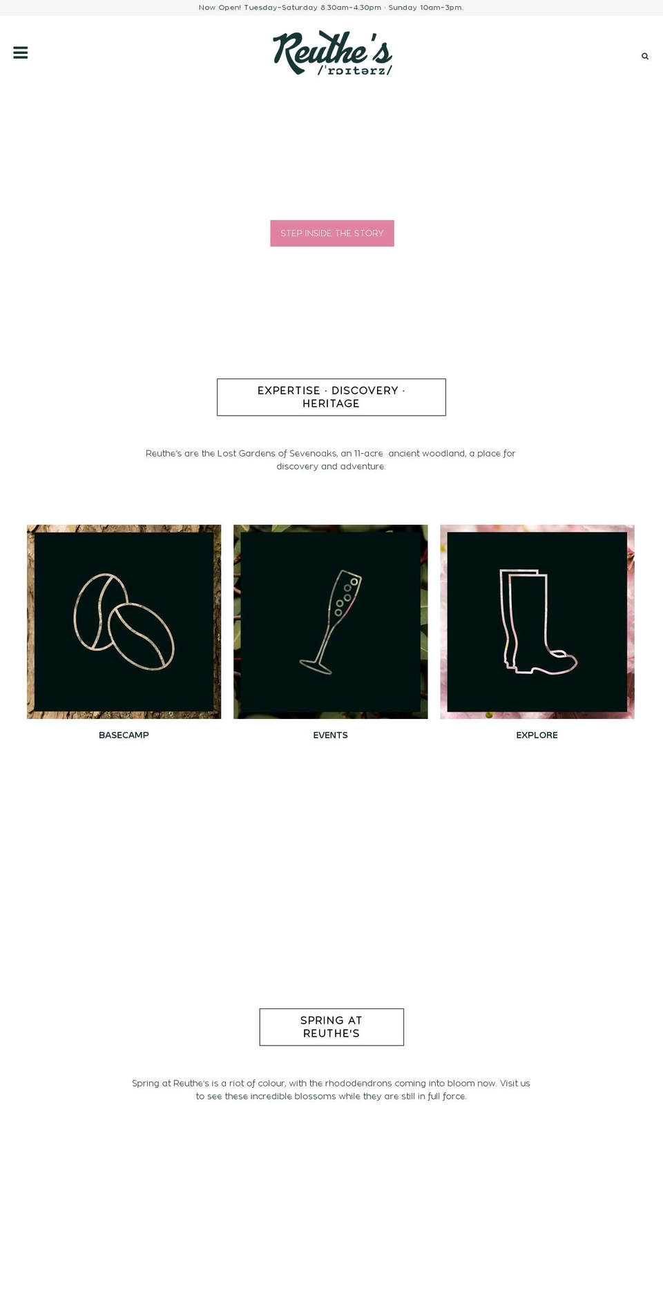reuthes.com shopify website screenshot