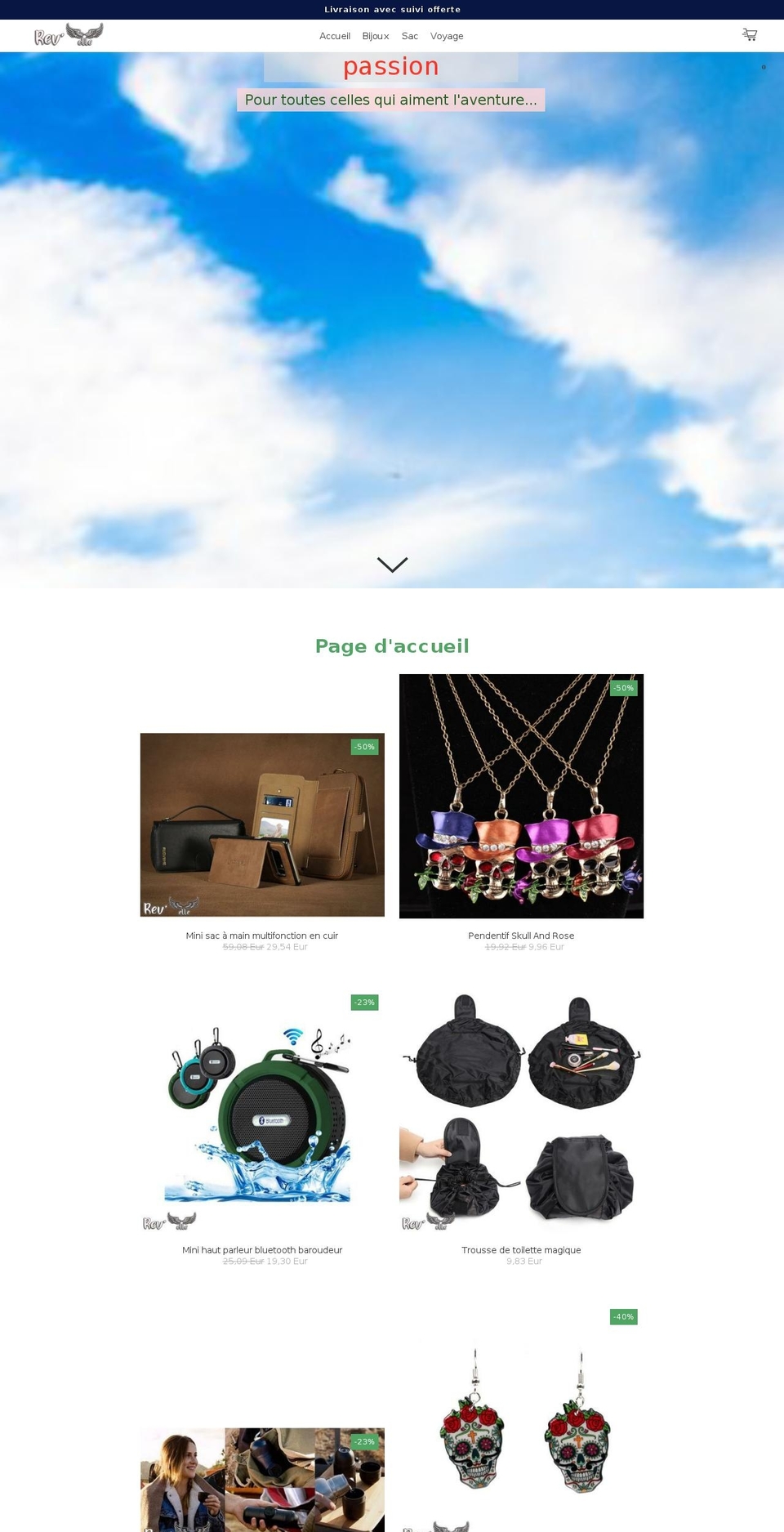 fastlane-1-69-active Shopify theme site example rev-elle.com