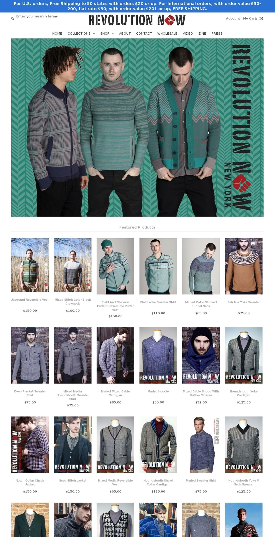 rev-now.com shopify website screenshot