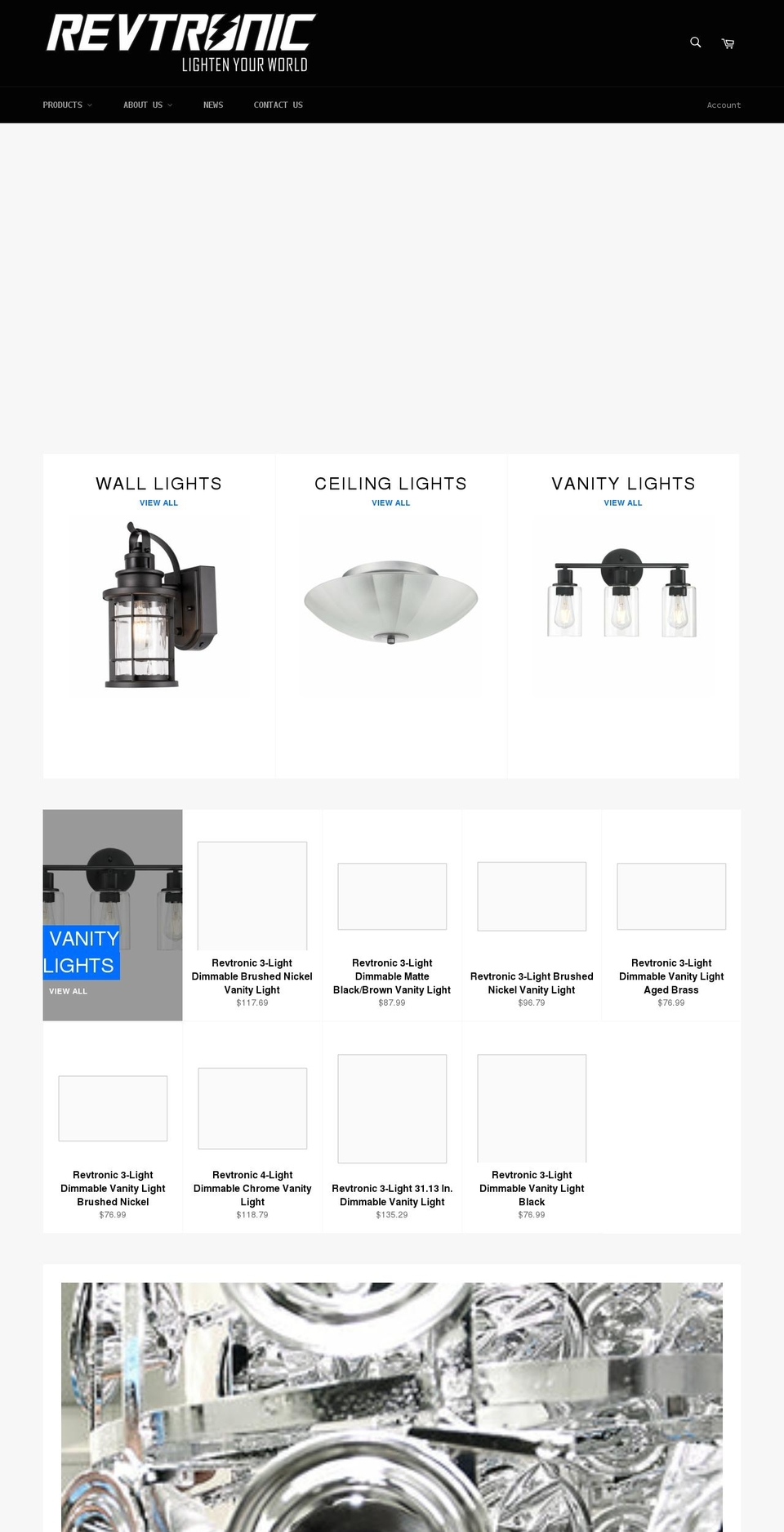 rev-tronic.com shopify website screenshot