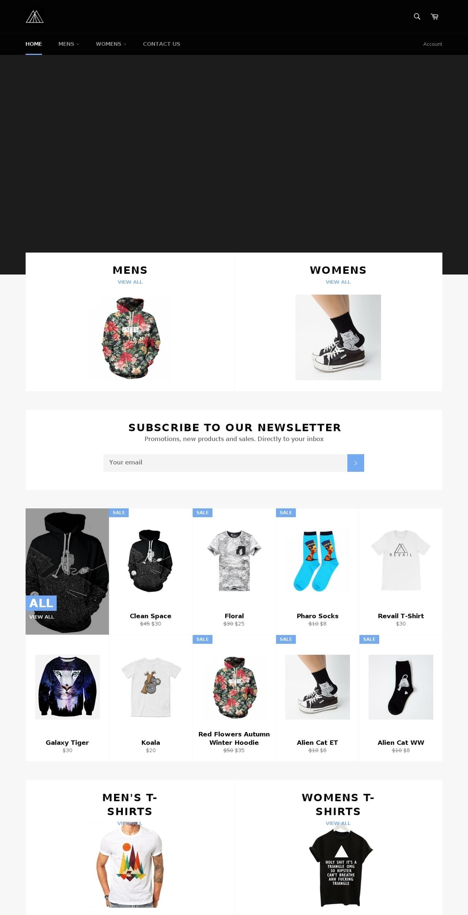 revailclothing.com — Shopify storefront screenshot