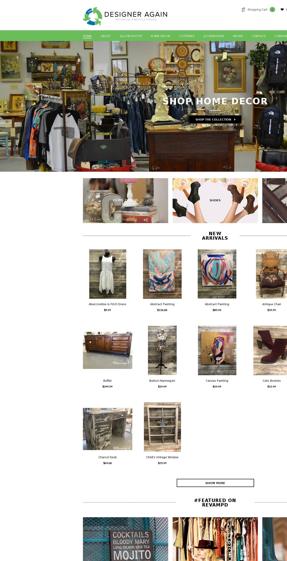 revampdfs.com — Shopify storefront screenshot