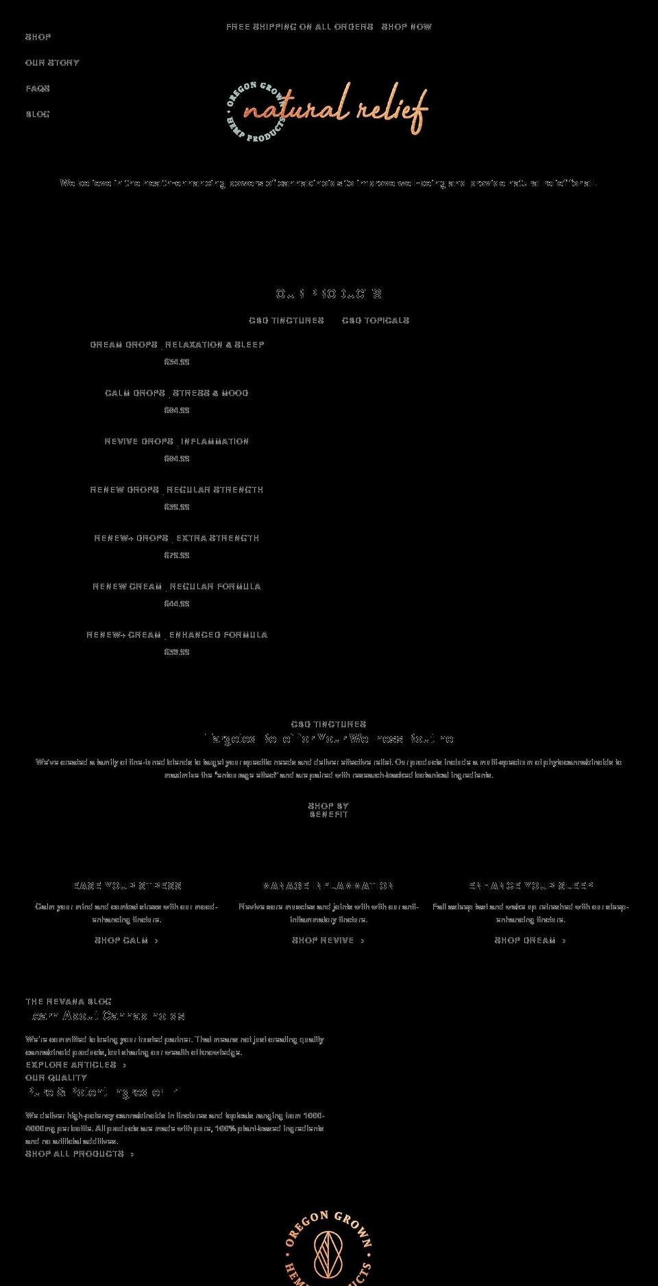 revanacollective.com shopify website screenshot