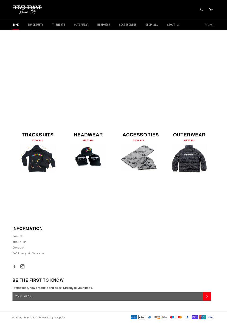reve-grand.com shopify website screenshot