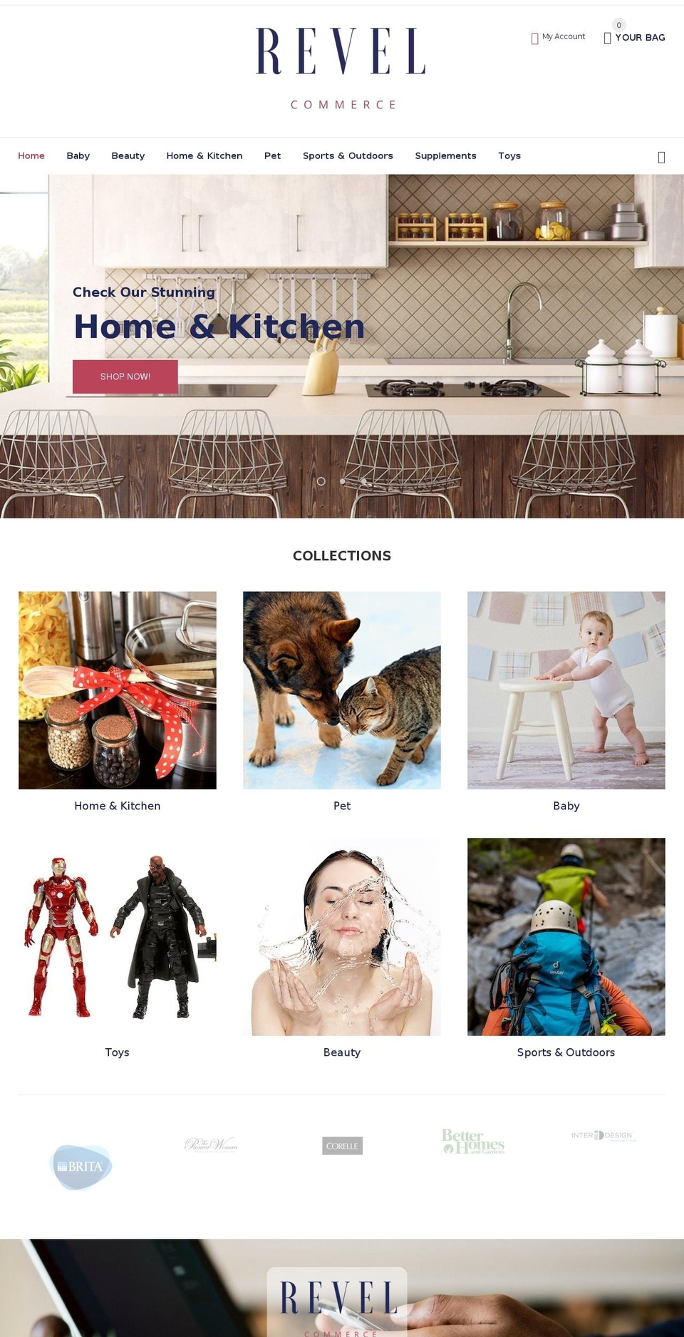 revelcommerce.com — Shopify storefront screenshot