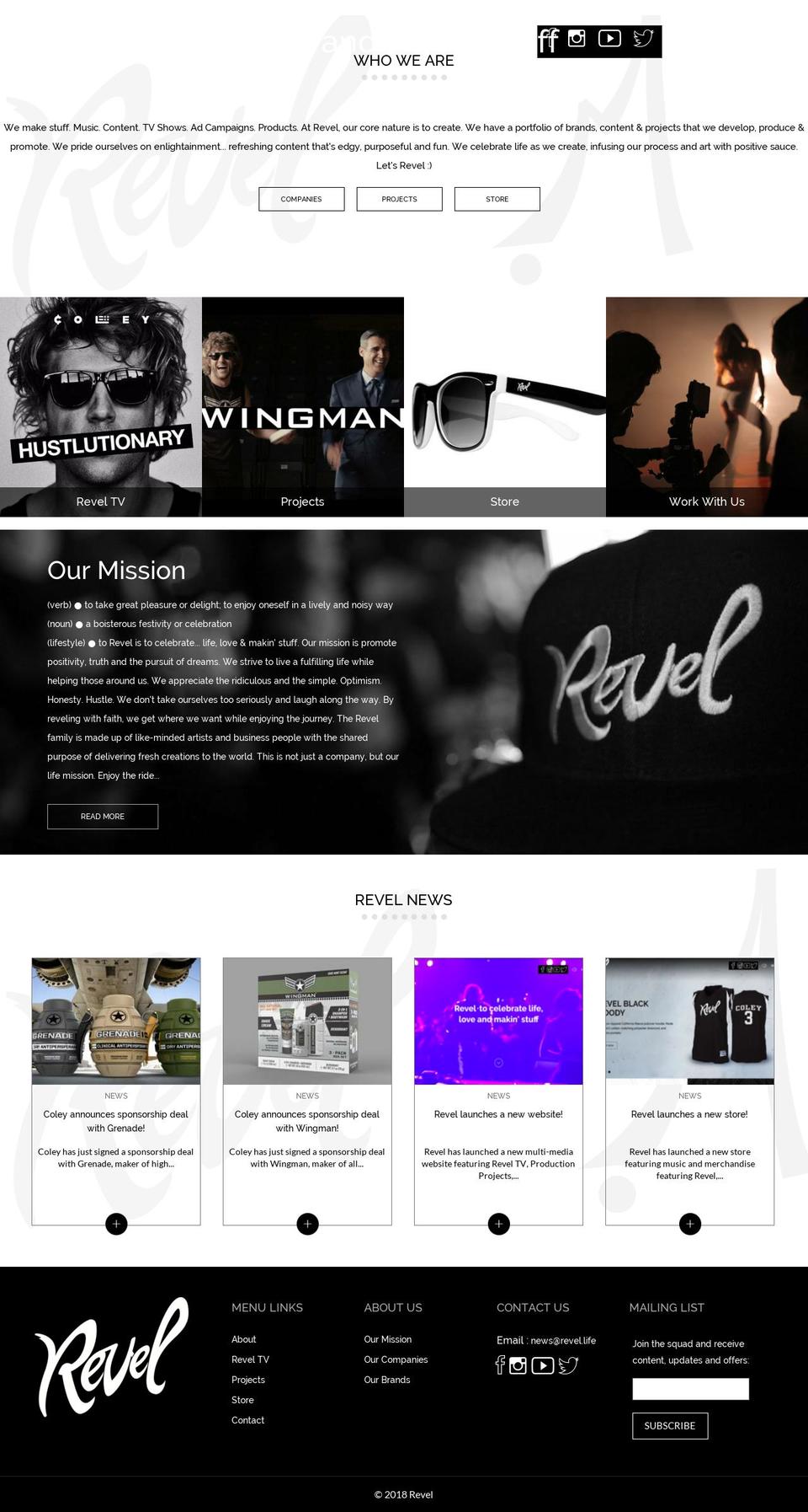 revelonline.com — Shopify storefront screenshot