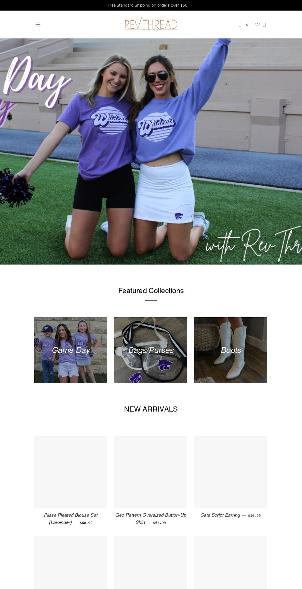 revelrythread.com shopify website screenshot