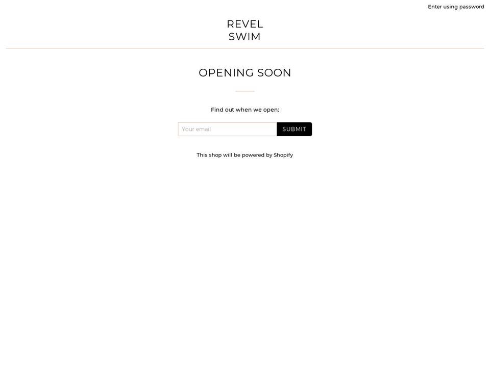 revelswim.com — Shopify storefront screenshot