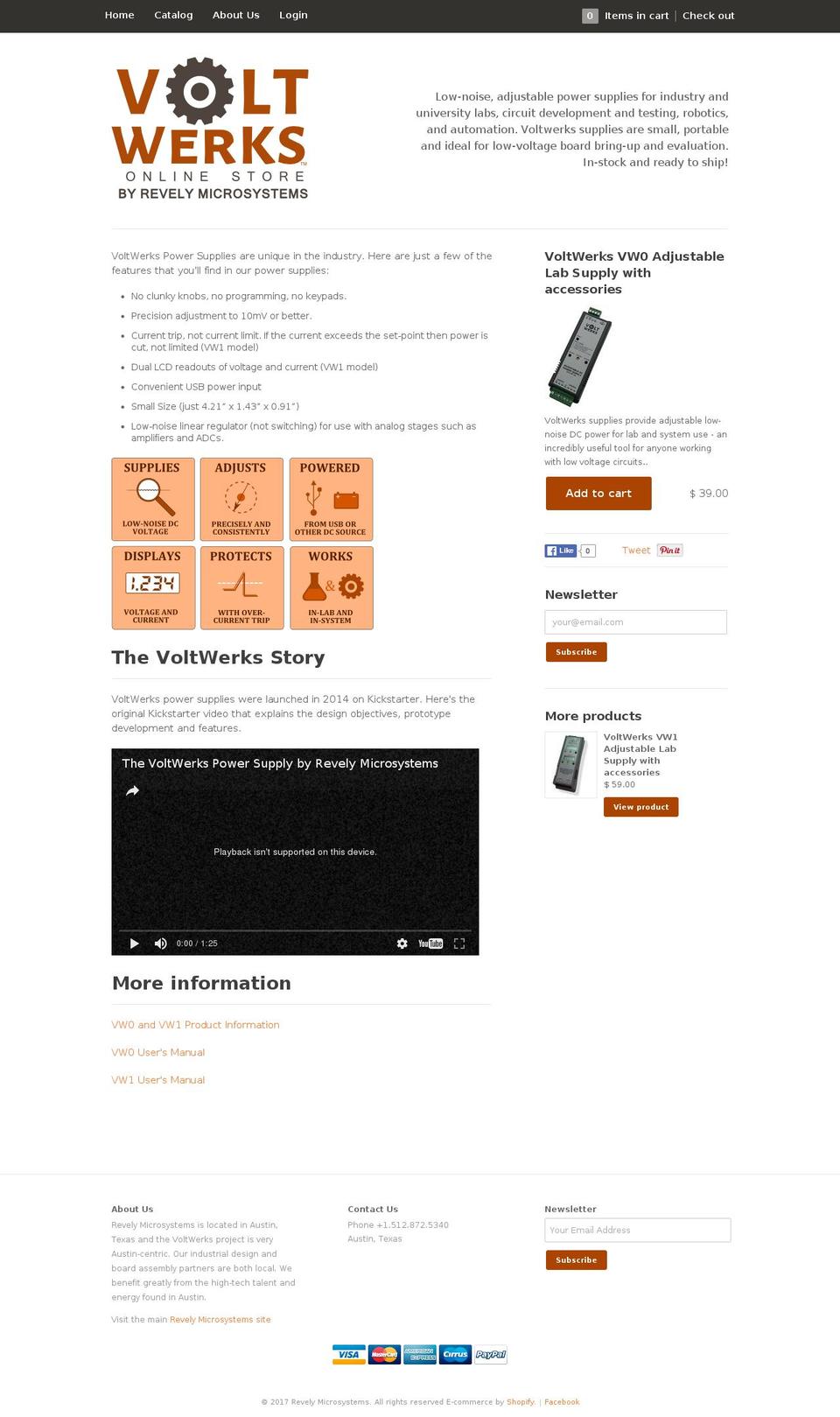 Kickstand Shopify theme site example revely.com